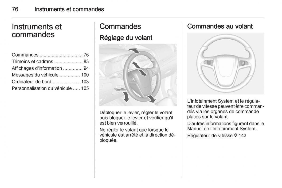 Opel Mokka manuel du proprietaire / page 78