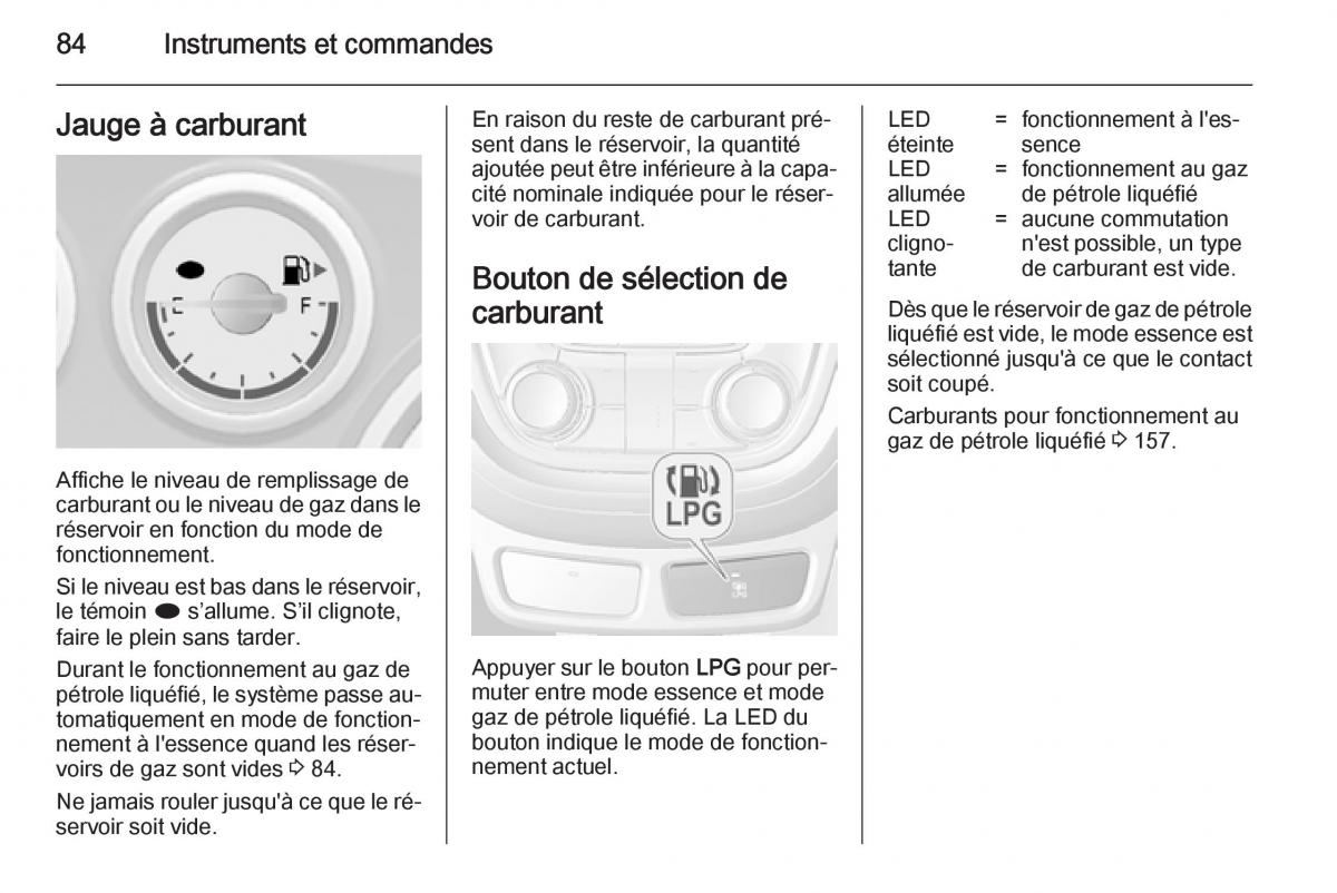 Opel Mokka manuel du proprietaire / page 86