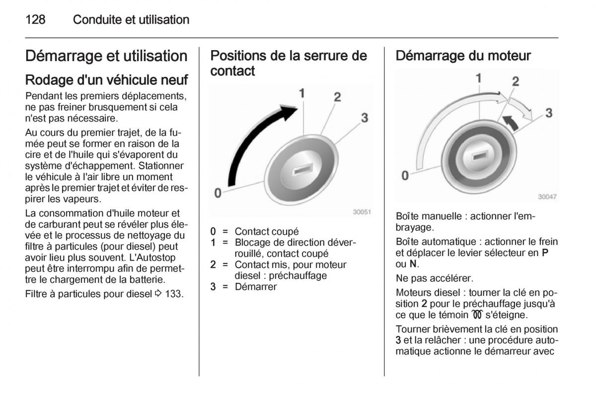 Opel Mokka manuel du proprietaire / page 130