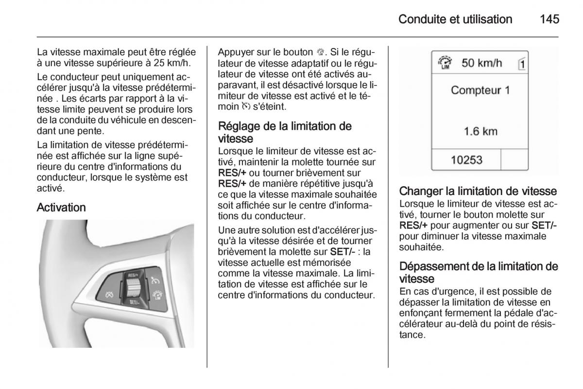 Opel Mokka manuel du proprietaire / page 147