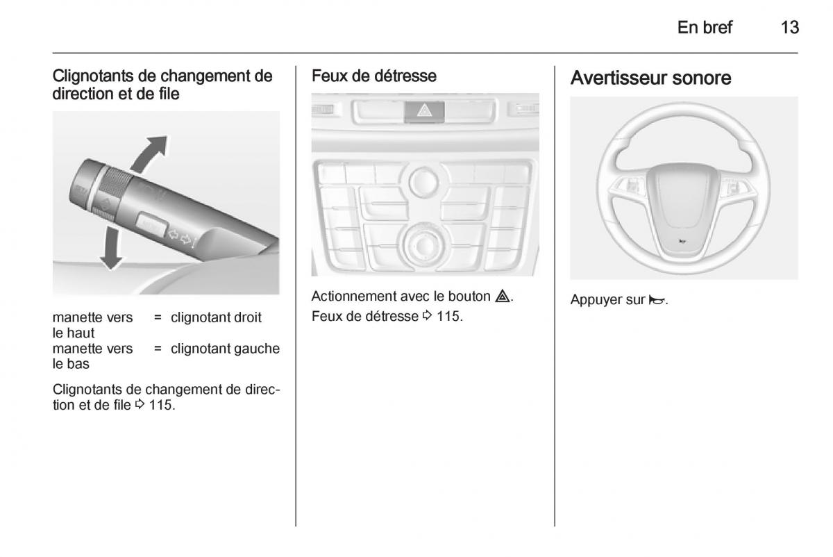 Opel Mokka manuel du proprietaire / page 15