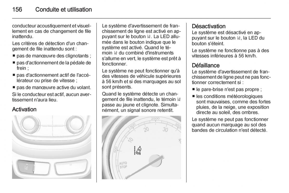 Opel Mokka manuel du proprietaire / page 158