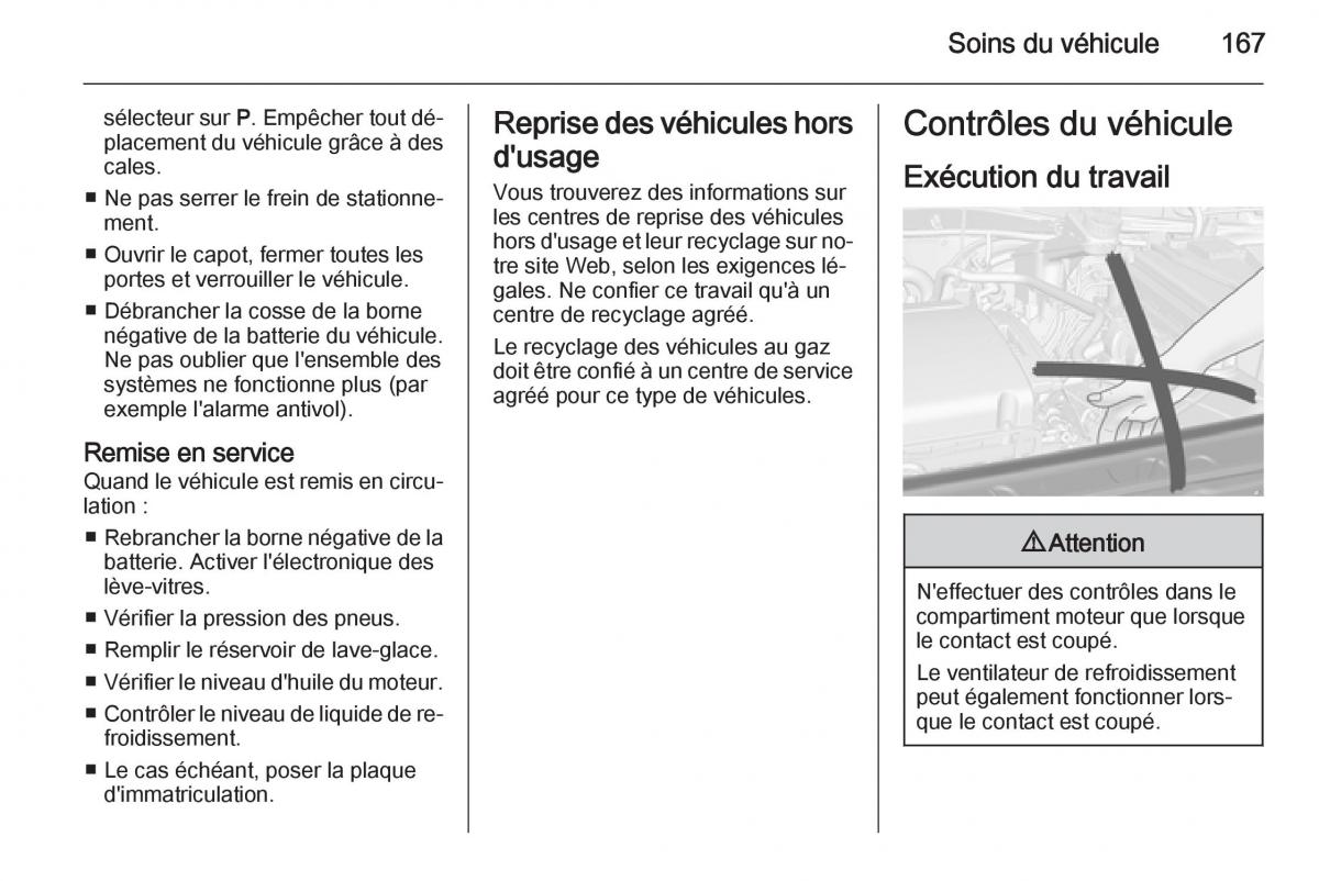 Opel Mokka manuel du proprietaire / page 169