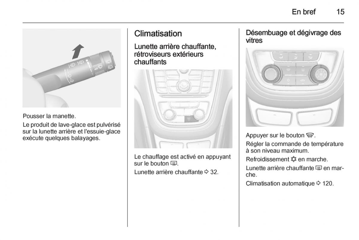 Opel Mokka manuel du proprietaire / page 17