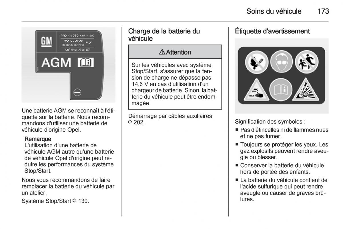 Opel Mokka manuel du proprietaire / page 175