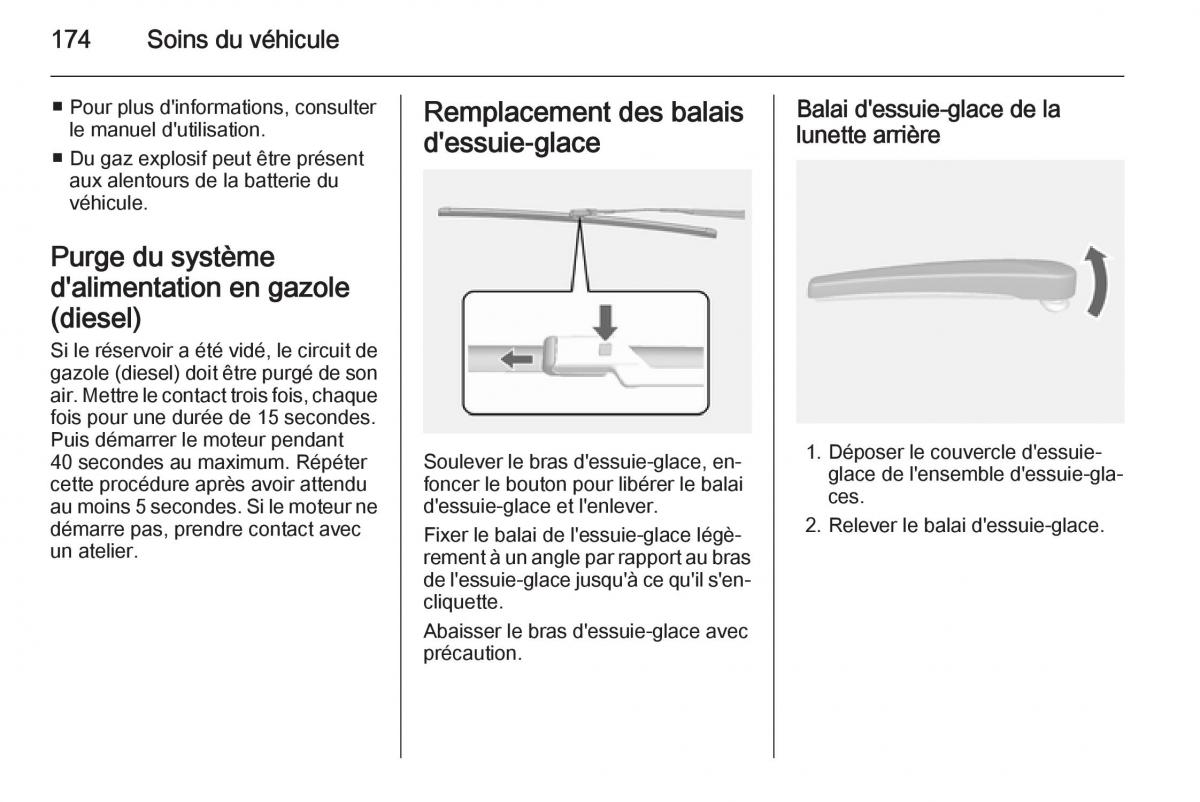 Opel Mokka manuel du proprietaire / page 176