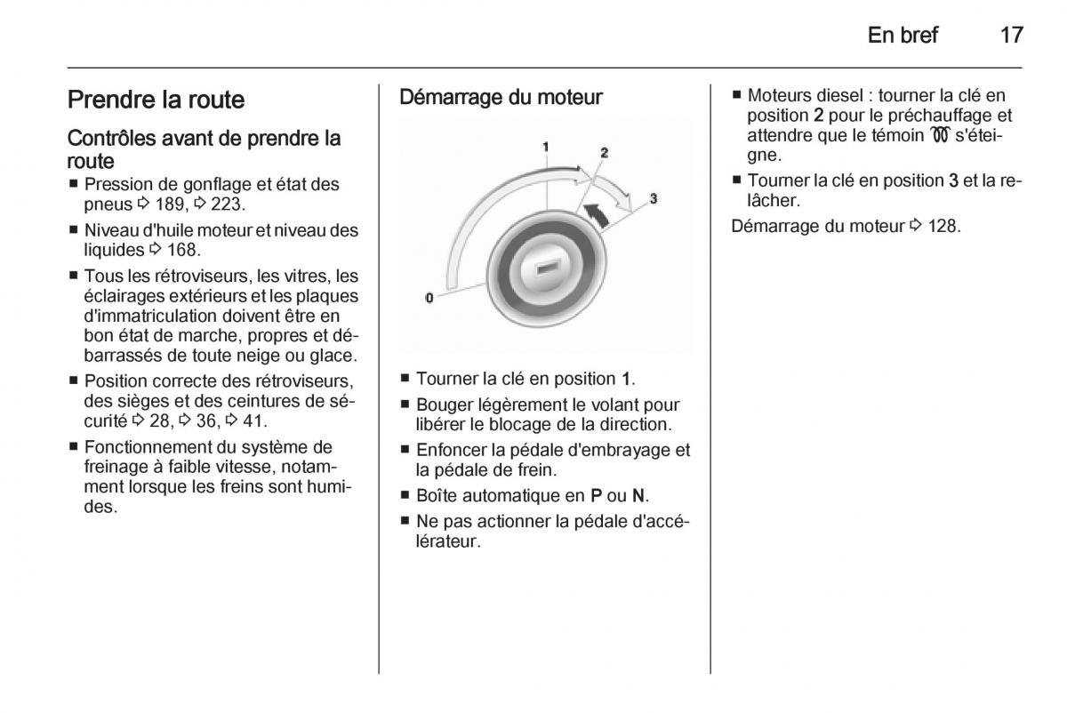 Opel Mokka manuel du proprietaire / page 19