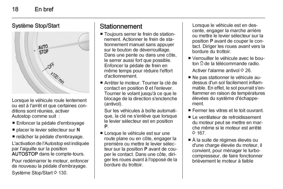 Opel Mokka manuel du proprietaire / page 20