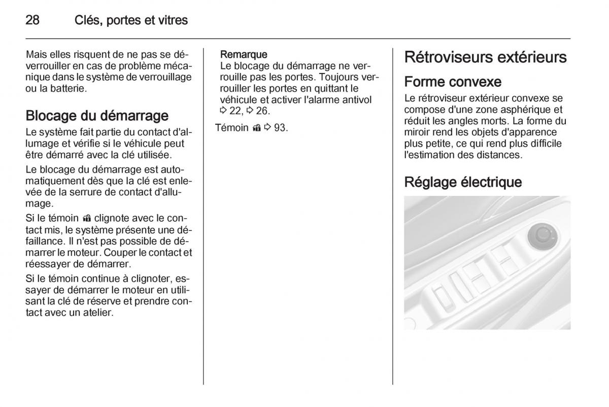 Opel Mokka manuel du proprietaire / page 30