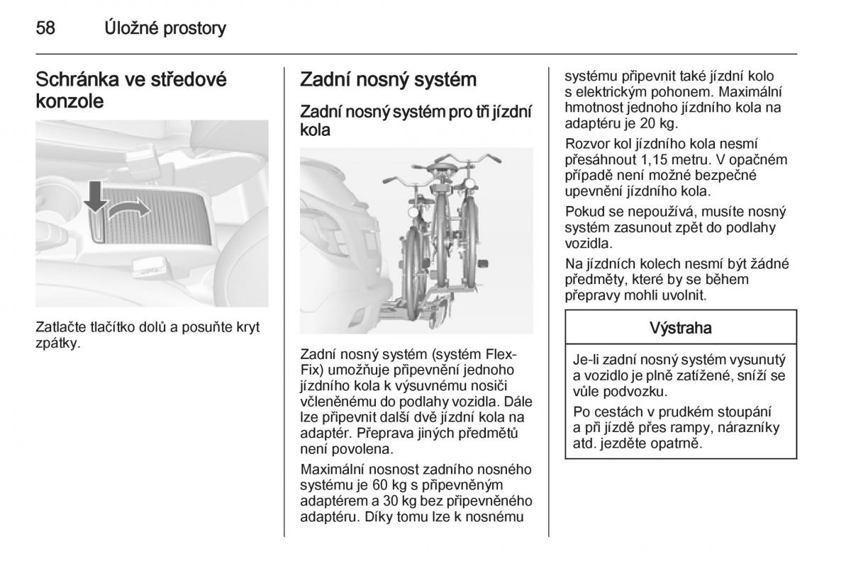 Opel Mokka navod k obsludze / page 60