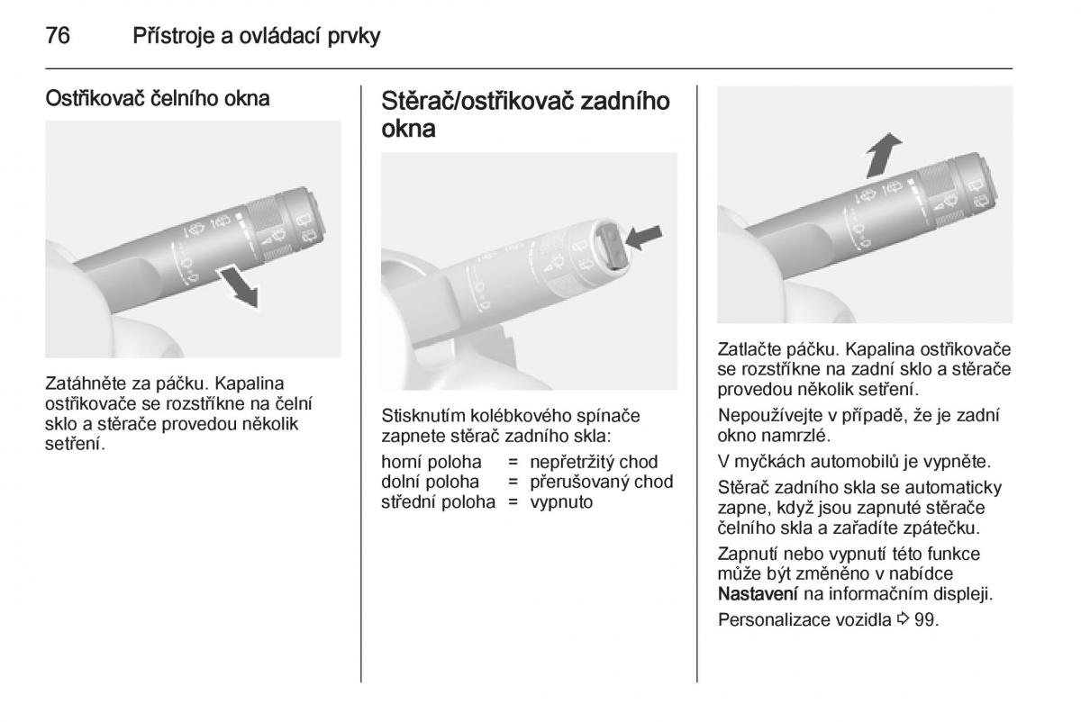 Opel Mokka navod k obsludze / page 78