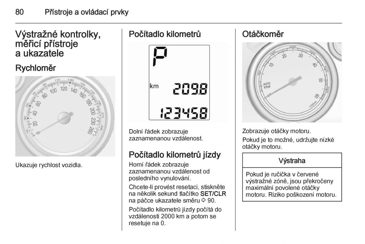 Opel Mokka navod k obsludze / page 82