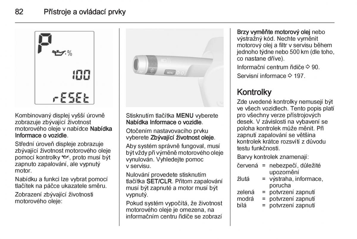 Opel Mokka navod k obsludze / page 84