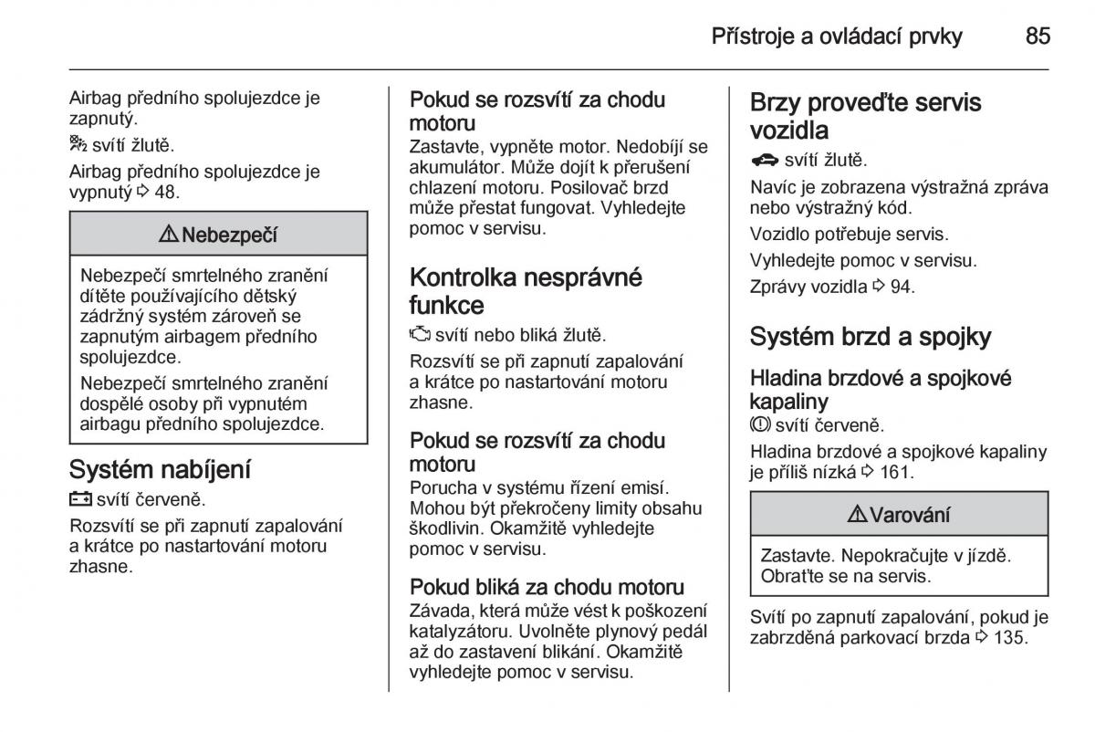 Opel Mokka navod k obsludze / page 87