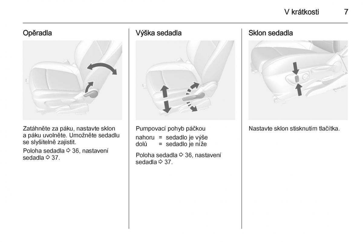 Opel Mokka navod k obsludze / page 9