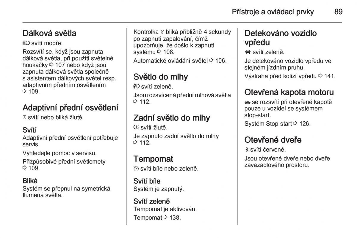 Opel Mokka navod k obsludze / page 91