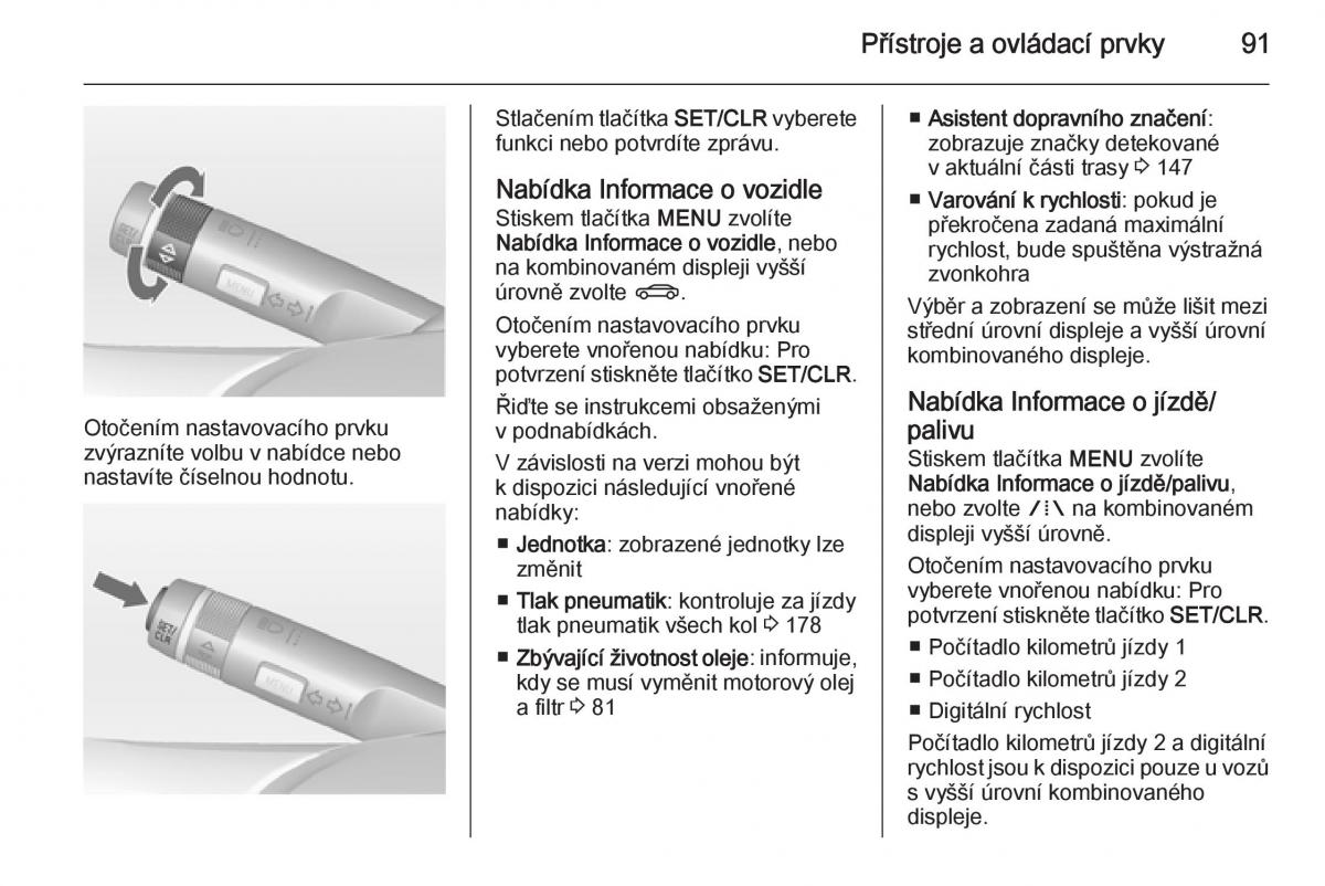 Opel Mokka navod k obsludze / page 93