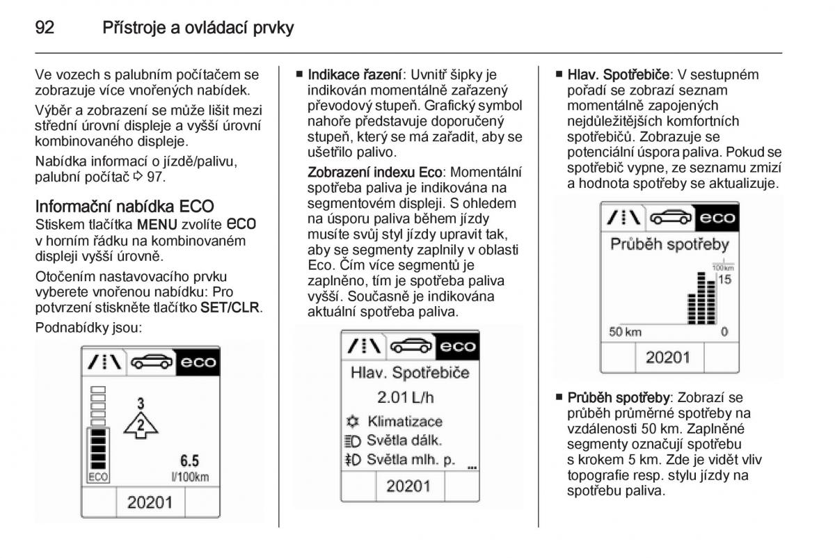 Opel Mokka navod k obsludze / page 94