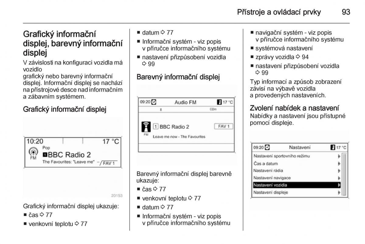 Opel Mokka navod k obsludze / page 95