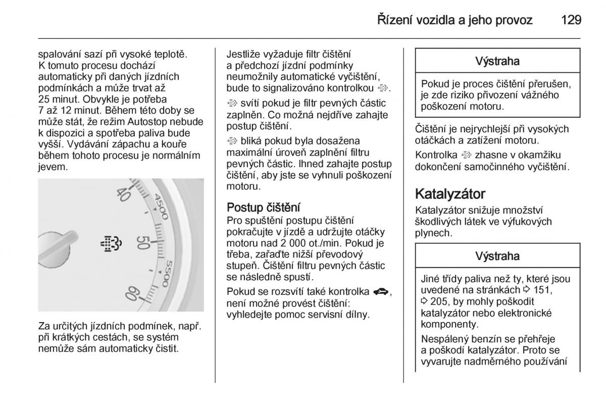 Opel Mokka navod k obsludze / page 131