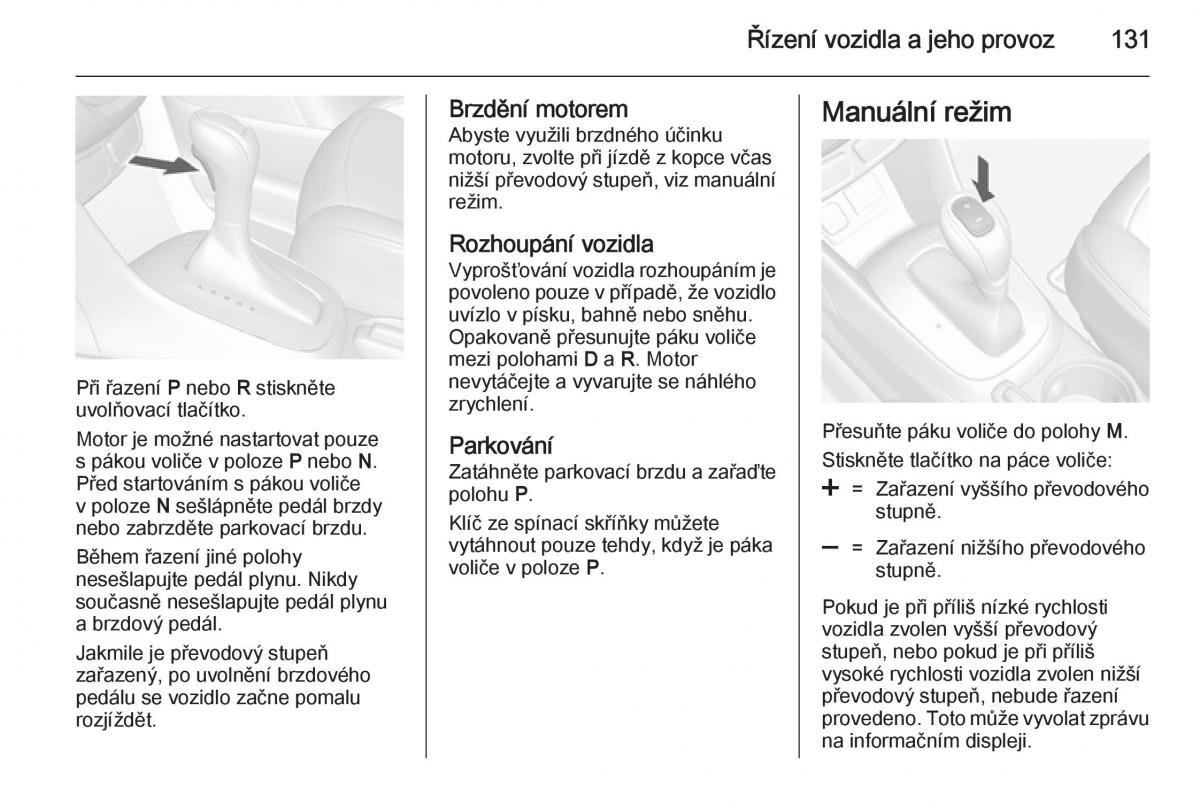 Opel Mokka navod k obsludze / page 133