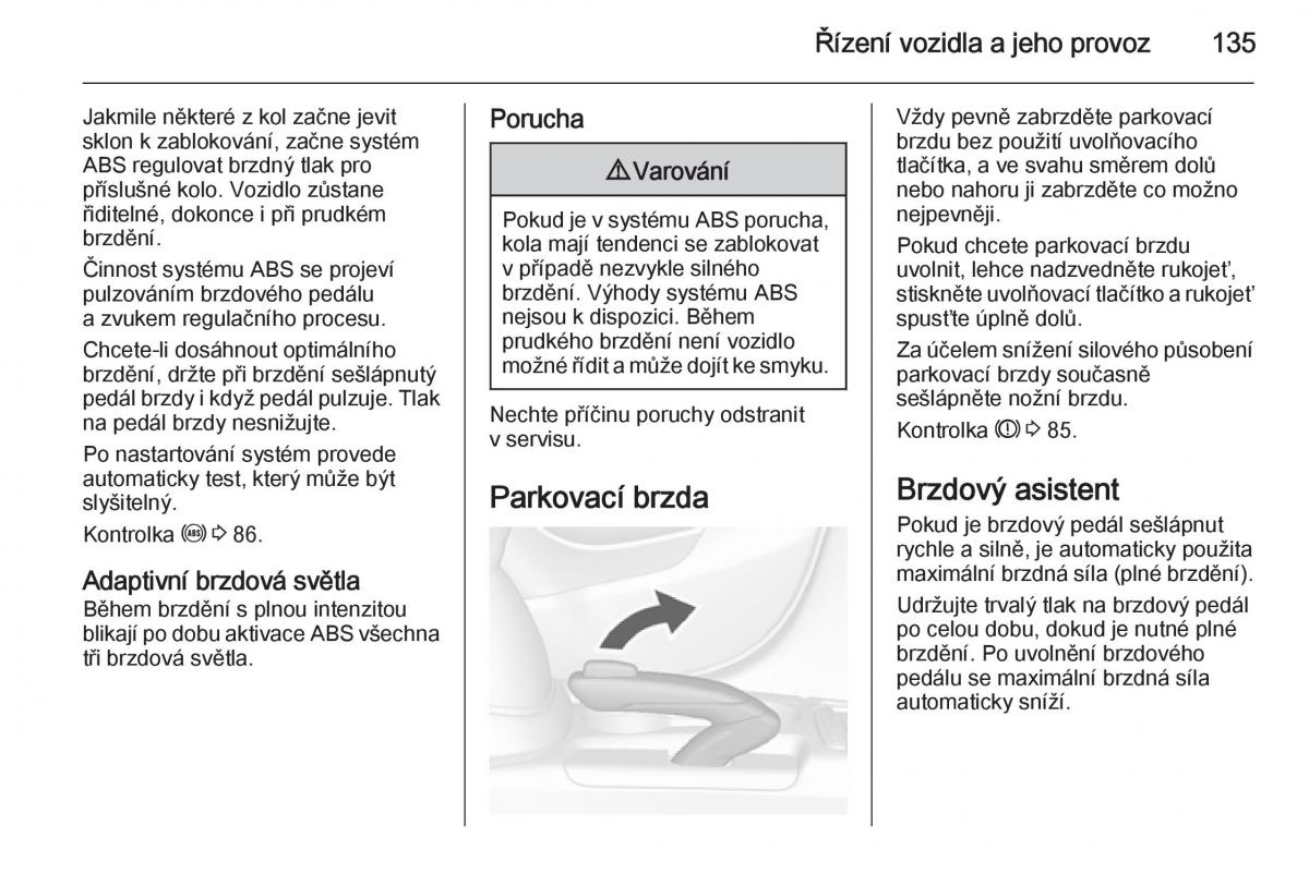 Opel Mokka navod k obsludze / page 137