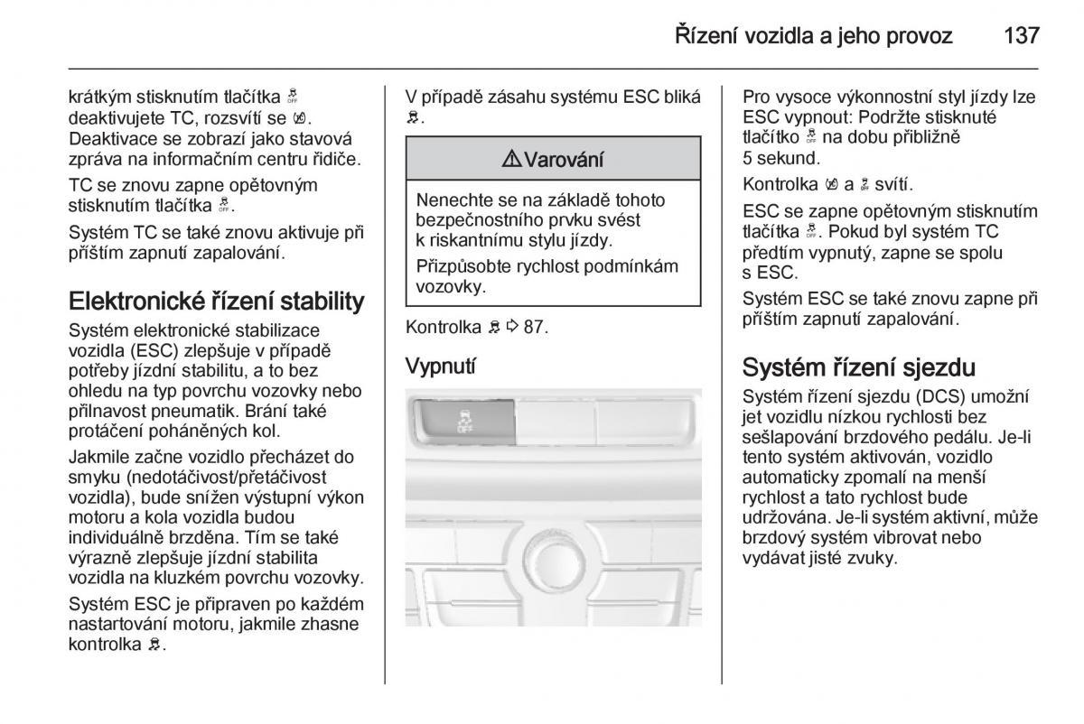 Opel Mokka navod k obsludze / page 139