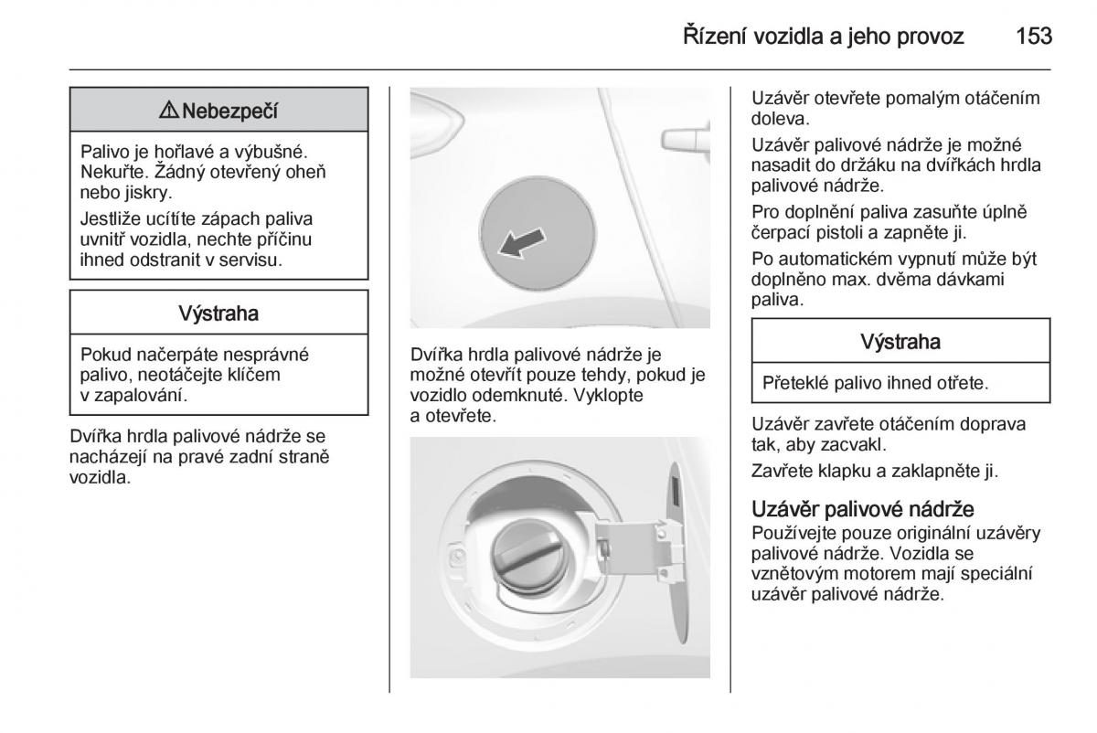 Opel Mokka navod k obsludze / page 155