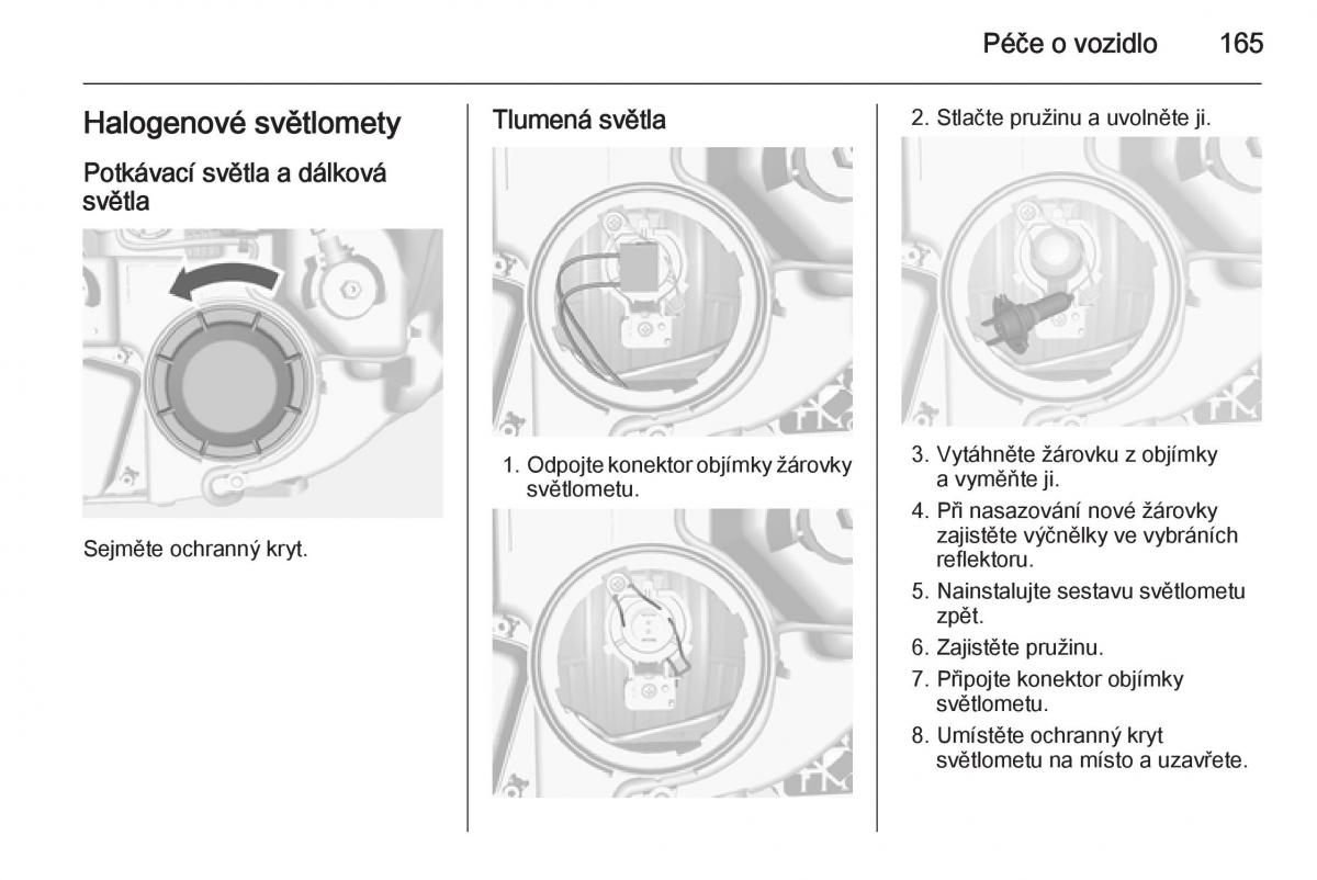 Opel Mokka navod k obsludze / page 167