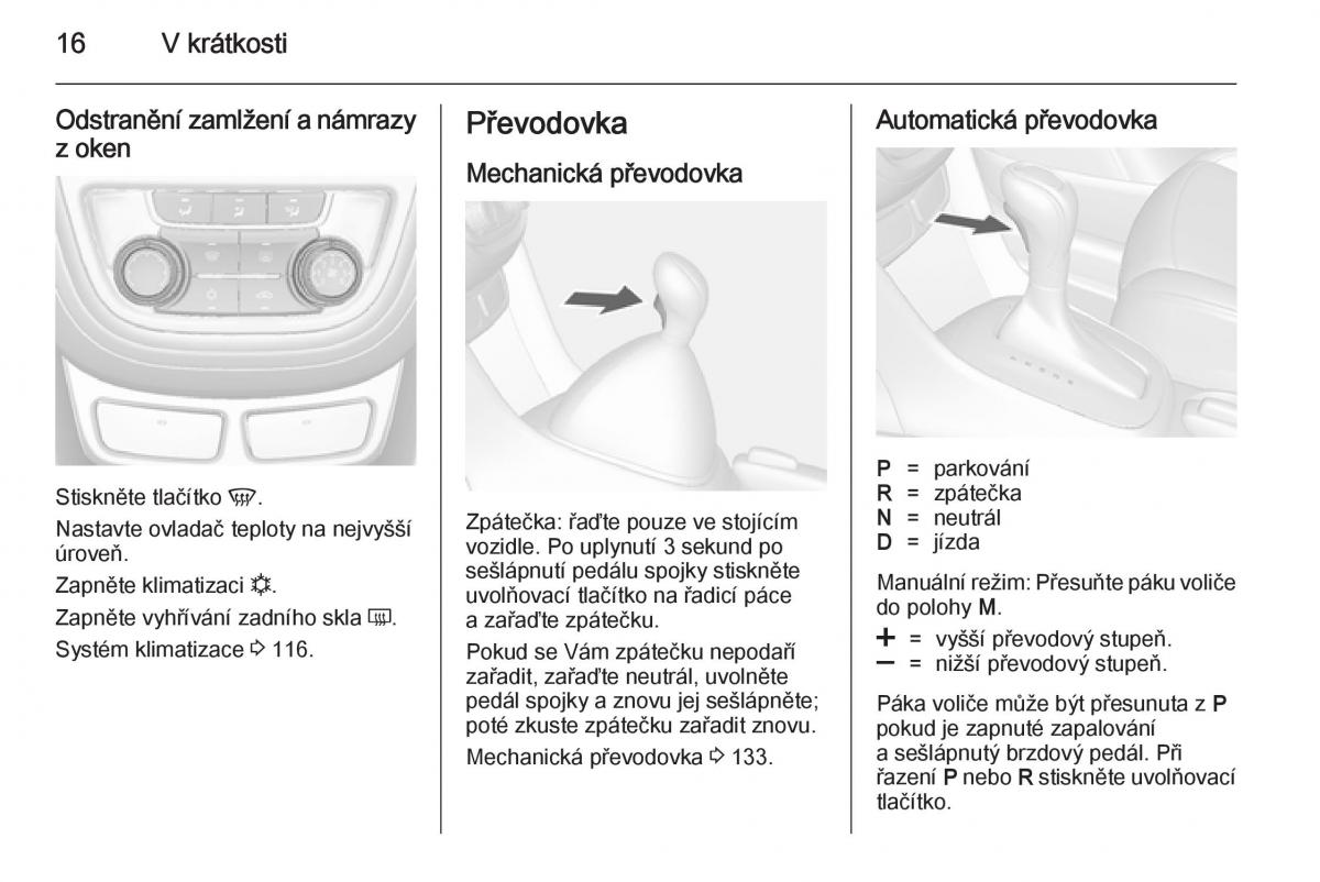 Opel Mokka navod k obsludze / page 18