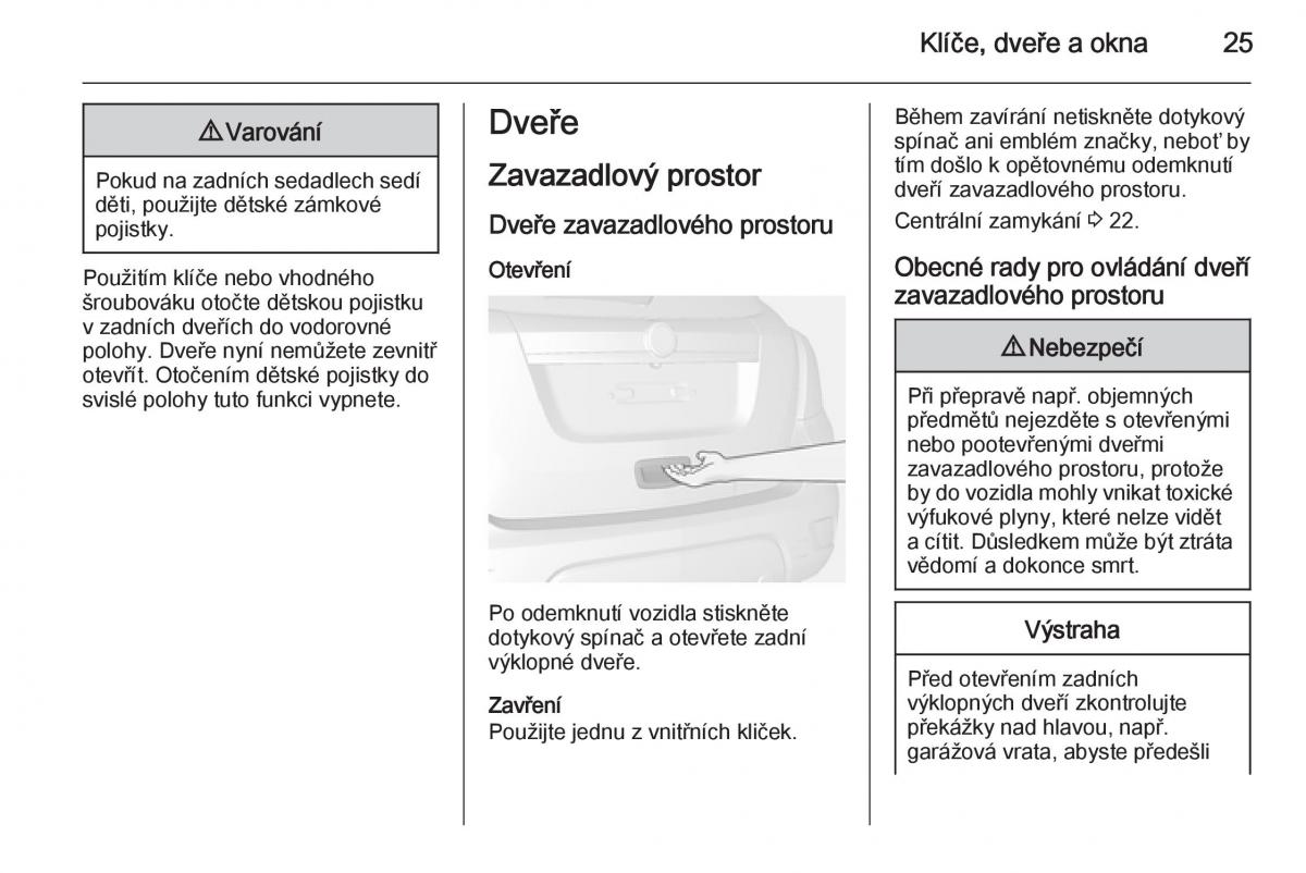 Opel Mokka navod k obsludze / page 27