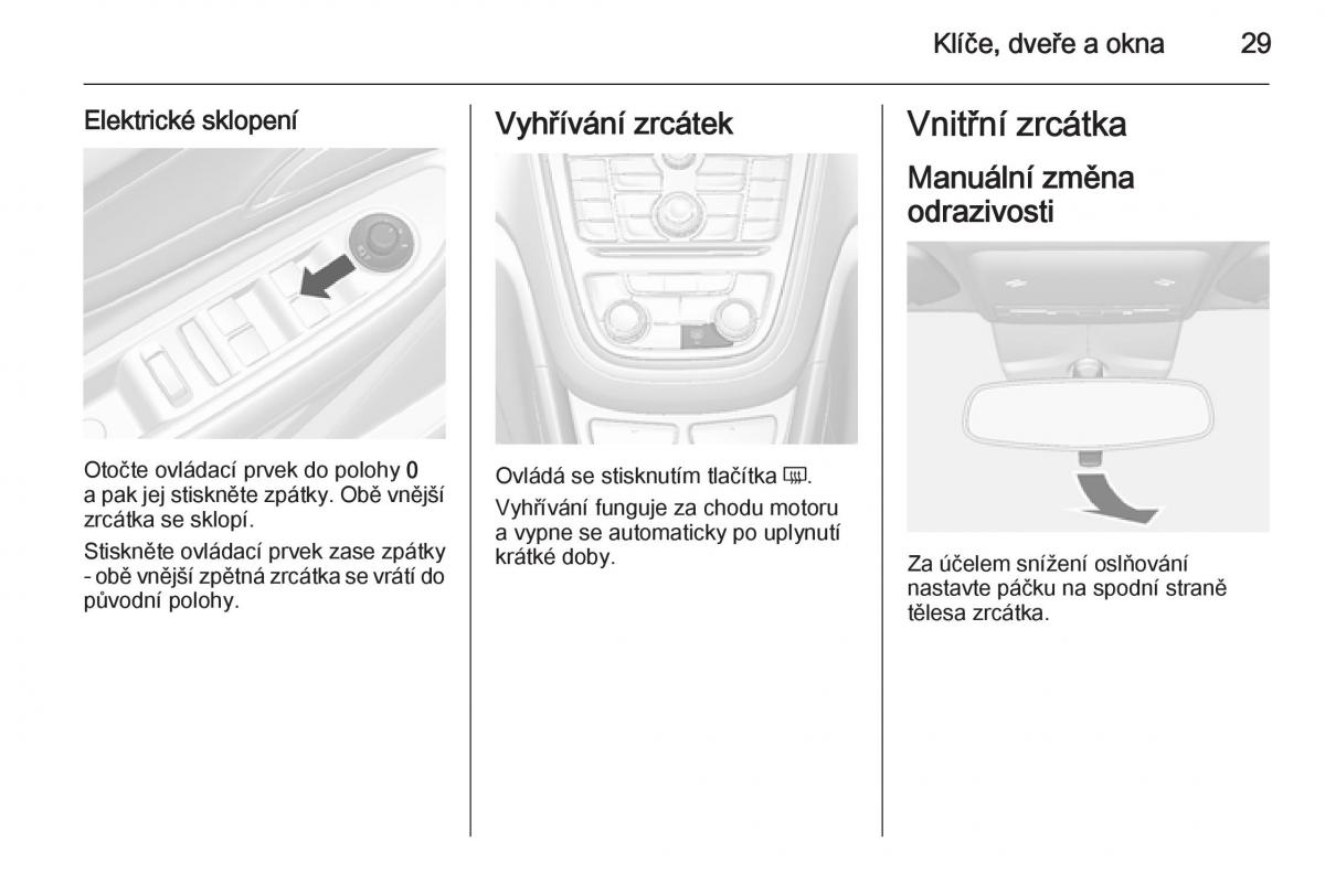Opel Mokka navod k obsludze / page 31