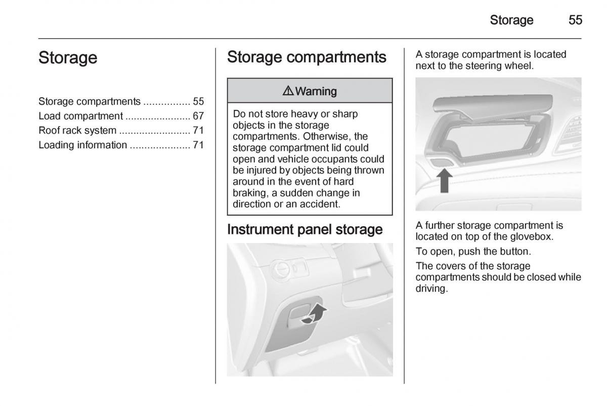 Opel Mokka owners manual / page 57