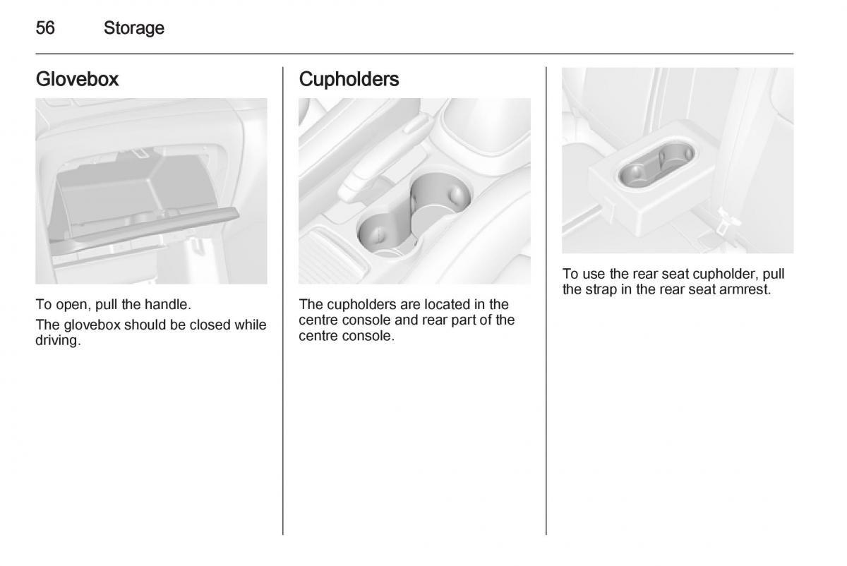 Opel Mokka owners manual / page 58