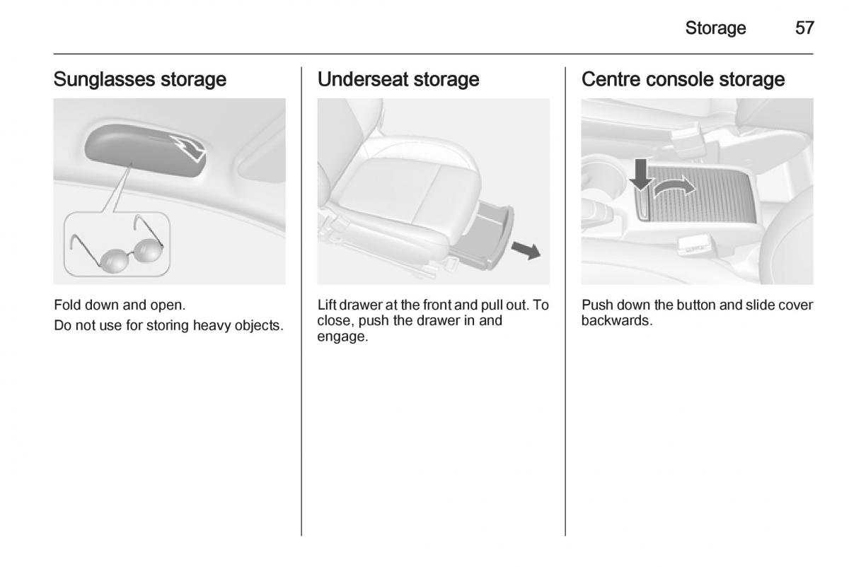 Opel Mokka owners manual / page 59