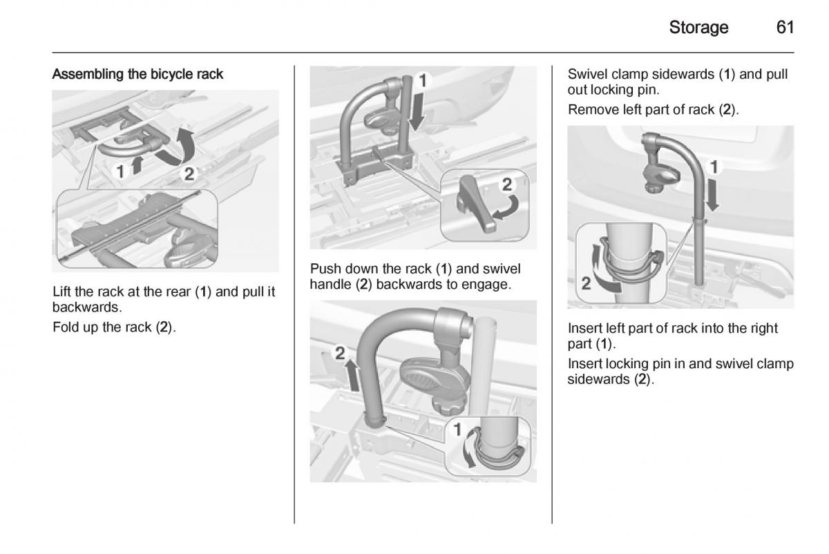 Opel Mokka owners manual / page 63