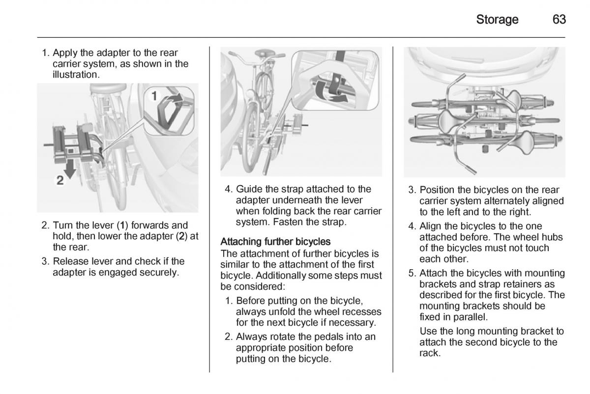 Opel Mokka owners manual / page 65