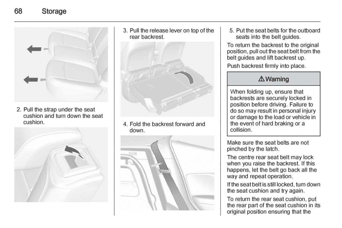 Opel Mokka owners manual / page 70