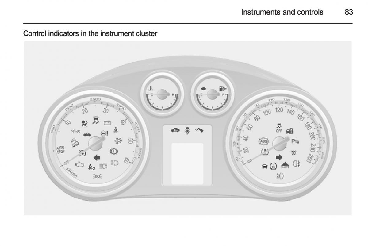 Opel Mokka owners manual / page 85