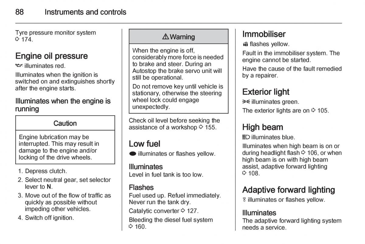 Opel Mokka owners manual / page 90