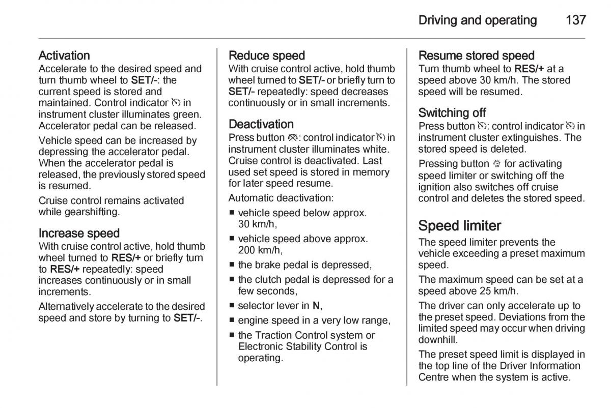 Opel Mokka owners manual / page 139