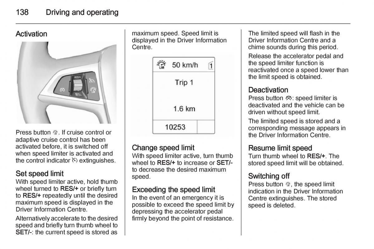 Opel Mokka owners manual / page 140