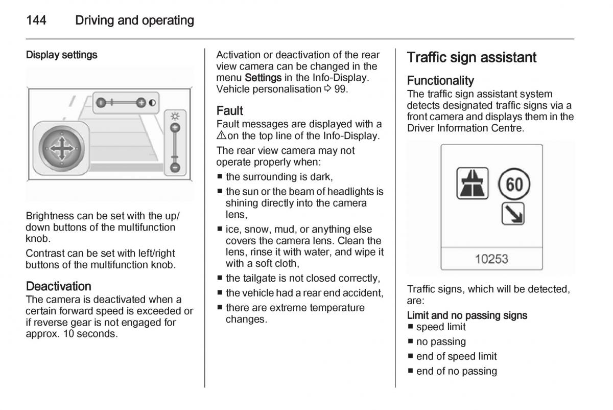 Opel Mokka owners manual / page 146