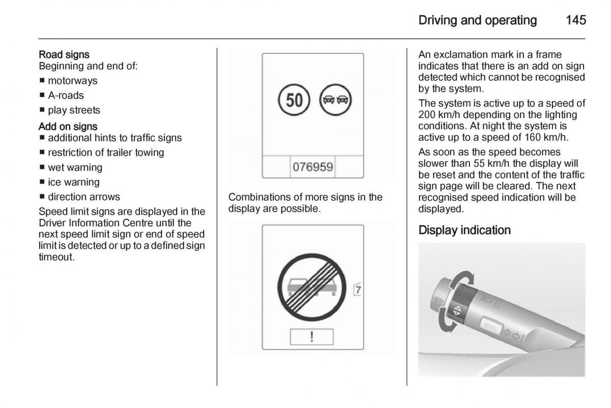 Opel Mokka owners manual / page 147