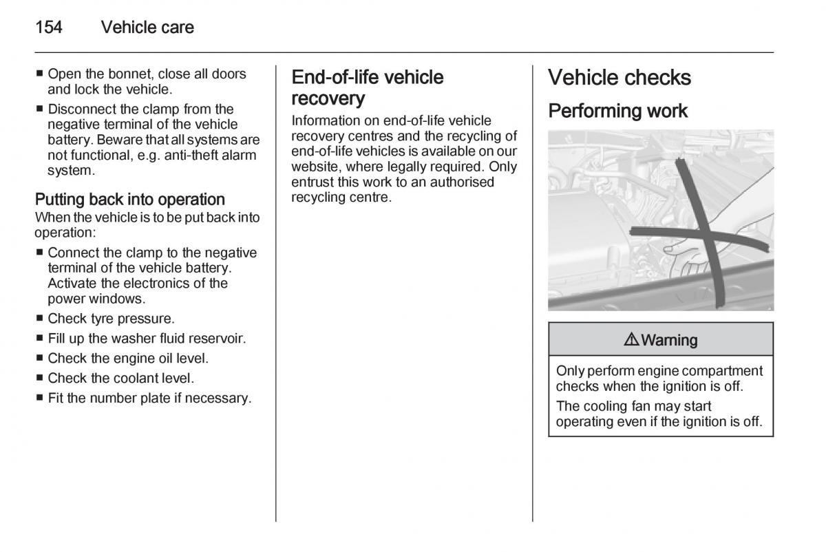 Opel Mokka owners manual / page 156