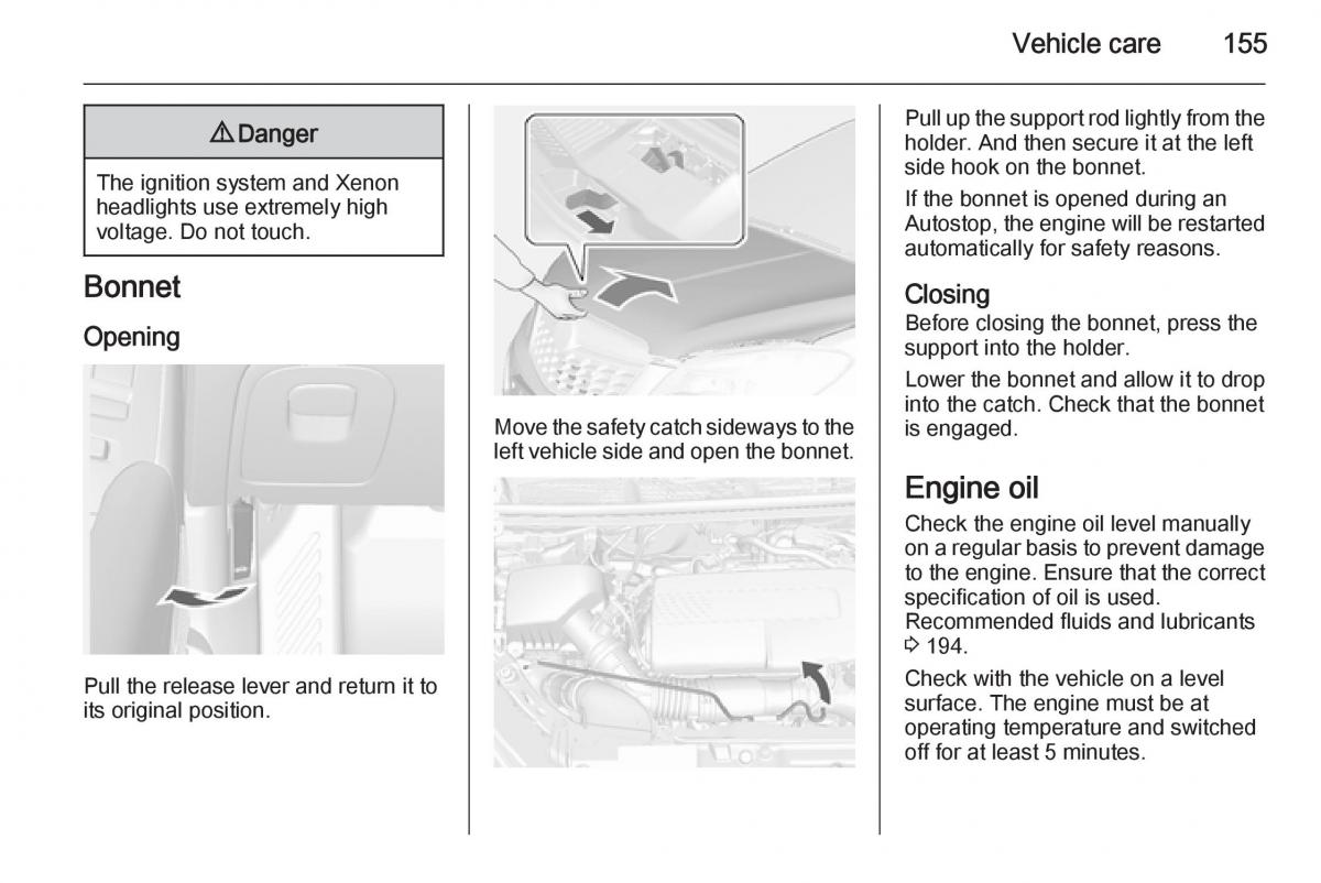 Opel Mokka owners manual / page 157