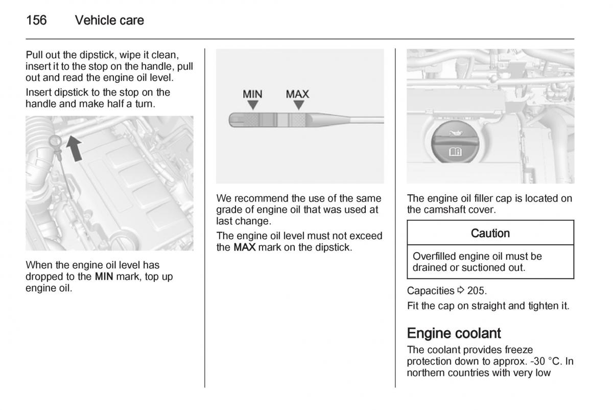 Opel Mokka owners manual / page 158