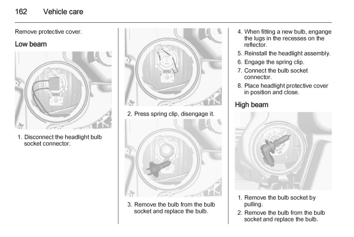 Opel Mokka owners manual / page 164