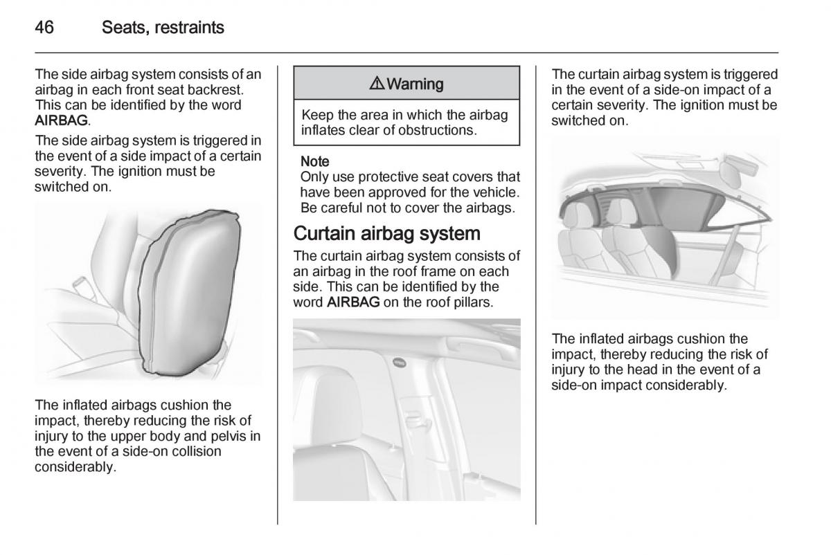 Opel Mokka owners manual / page 48