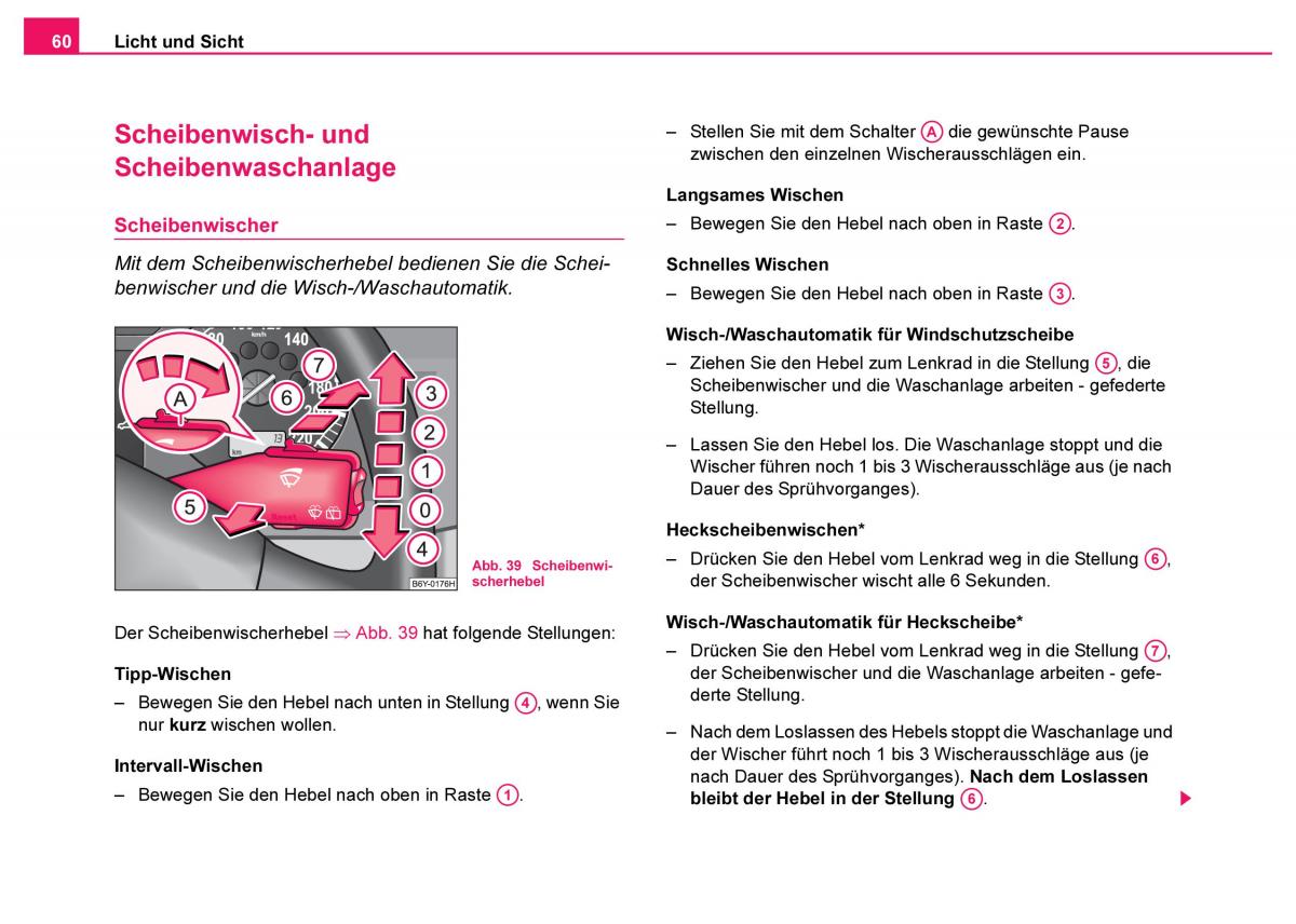 Skoda Fabia I 1 Handbuch / page 61